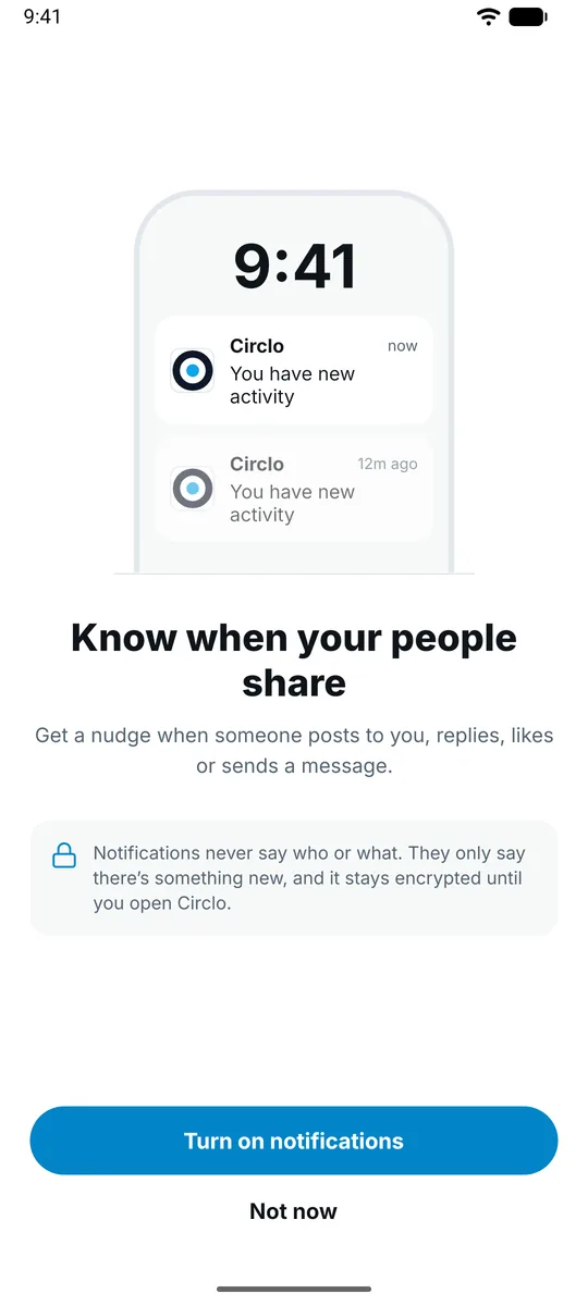 Example notifications that read “You have new activity”